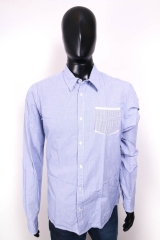 Scotch Soda Mens Shirt Tailored Checks Blue size 40