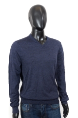 *Tommy Hilfiger Mens Sweater V-Neck Dark Blue XL