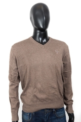 *Gant Mens Sweater V-Neck Vintage Grey size M