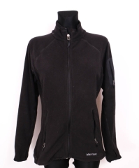 Marmot Womens Polar Sweater Zipper Polartec Black 38