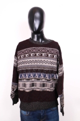 Hugo Boss Mens Sweater Vintage Retro Pattern size L