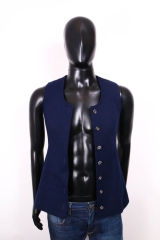 Jaeger Mens Vintage Vest Wool Dark Blue size M