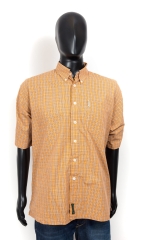 *Ben Sherman Mens Shirt Short SLeeve Checks size XL