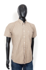 *Ben SHerman Mens Shirt Short Sleeve Checks size 44