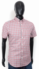 *Ben SHerman Mens Shirt Short Sleeve Checks 38