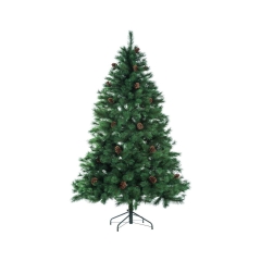 Choinka sztuczna SPRUCE 180 cm zielona z szyszkami