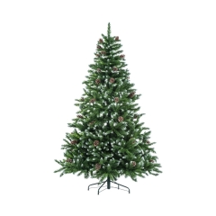 Choinka sztuczna OSLO 210 cm zielona z szyszkami