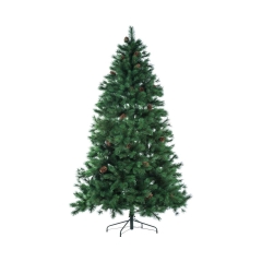 Choinka sztuczna SPRUCE 240 cm zielona z szyszkami