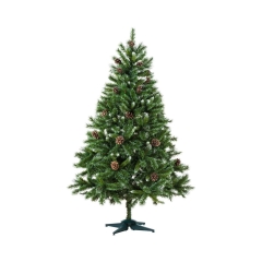 Choinka sztuczna BANACO 180 cm zielona srebrzona