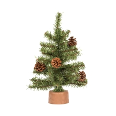 Choinka sztuczna PINI 30 cm zielona z szyszkami