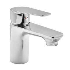 Bateria umywalkowa łazienkowa kran chrom zestaw