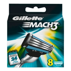 Wkłady do golenia Mach3® 8 szt. Potrójne ostrze