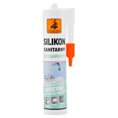 Silikon sanitarny bezbarwny 300ml kuchni łazienki