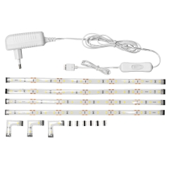 Listwy LED 4 szt. lampa podświetlenie podszafkowe