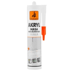 Fuga akrylowa masa uszczelniająca biała wodoodporn