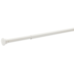 Drążek prysznicowy regulowany INOX biały 70-120cm