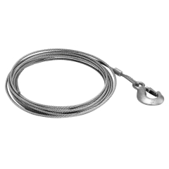 Linka stalowa 10m x 6mm z hakiem