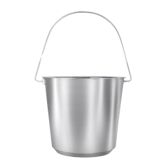 Wiadro ze stali nierdzewnej 10l ozdobne