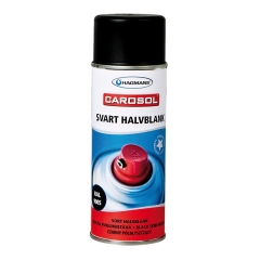 Lakier w aerozolu półmatowy czarny do maszyn spray