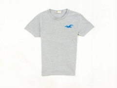 *F Hollister Mens T-shirt Cotton Grey Tee size S
