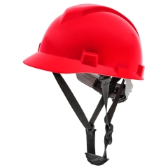 Kask ochronny na budowę czerwony EN397 HDPE
