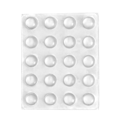 Self-adhesive bumpers for cabinet doors 20 pcs