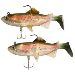 Jigi 2 szt. łosoś naturalny wygląd 10cm 26g