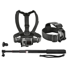 Zestaw akcesoriów do kamery sportowej gopro selfie
