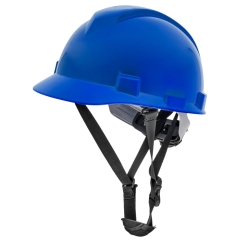Kask ochronny na budowę niebieski EN397 HDPE