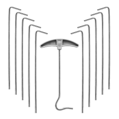 Śledzie mocujące 10 szt. do namiotów