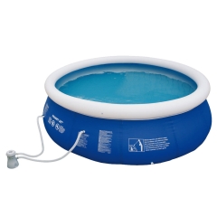 Solidny Basen średnica 2,4m z Pompą Filtrującą