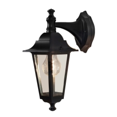 Latarnia ścienna IP33 E27 lampa czarnakinket