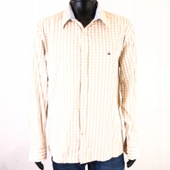 S TOMMY HILFIGER MENS FITTED CHECKED SHIRT INT XL