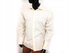*K Aquscutum Mens Shirt Tailored Yellow 16 1/2