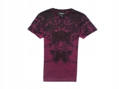 *C Firetrap Mens T-Shirt Cotton 3D Print Tee M
