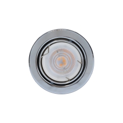 CALI Oczko downlight LED okrągłe ruchome 1xGU10 LED chrom