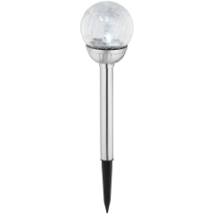 Lighting Lampa solarna LED BROKEN inox