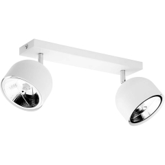 TK Lighting Listwa ALTEA biała 2x50W GU10