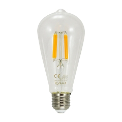 Polux Żarówka LED Filament Platinum ST64 7,5 W E27