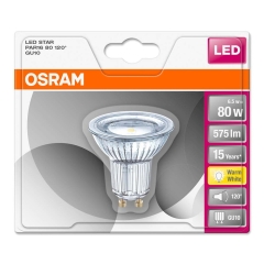 Żarówka LED STAR PAR16 80 6,5W GU10 575 lm 2700K