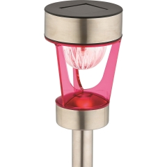 Lampa solarna inox wirująca LED
