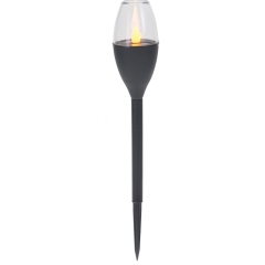 Koopman Lampa solarna LED plastikowa PŁOMYK 63 cm