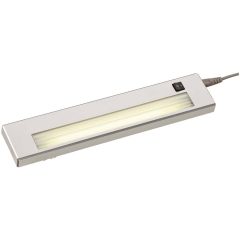 Oprawa podszafkowa 1 x 8 W długość 34,2 cm srebrna