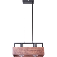 Sigma Lampa wisząca DAKOTA czarna 2x60W E27