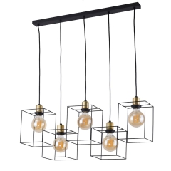 TK Lighting Lampa sufitowa Cayo 5x60W E27