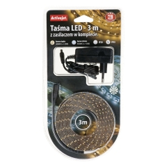 ActiveJet Taśma LED 3 m 14,4 W z zasilaczem