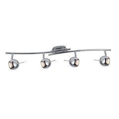 Reality Listwa LED SANTORINI chrom 4x3W GU10
