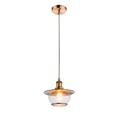 Globo Lampa wisząca NEVIS mosiądz 1x60W E27