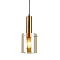 Italux Lampa SARDO złota 1x40W E27