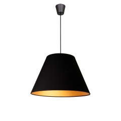 Duolla Lampa Anna czarna/złota 1x40W E27
